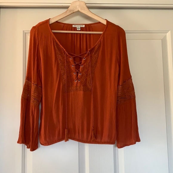 Beautiful AE boho style long sleeve - Picture 2 of 5